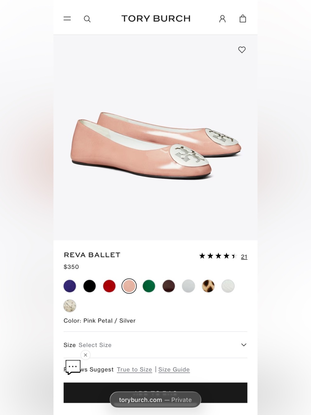 Tory Burch Reva Ballet Flat